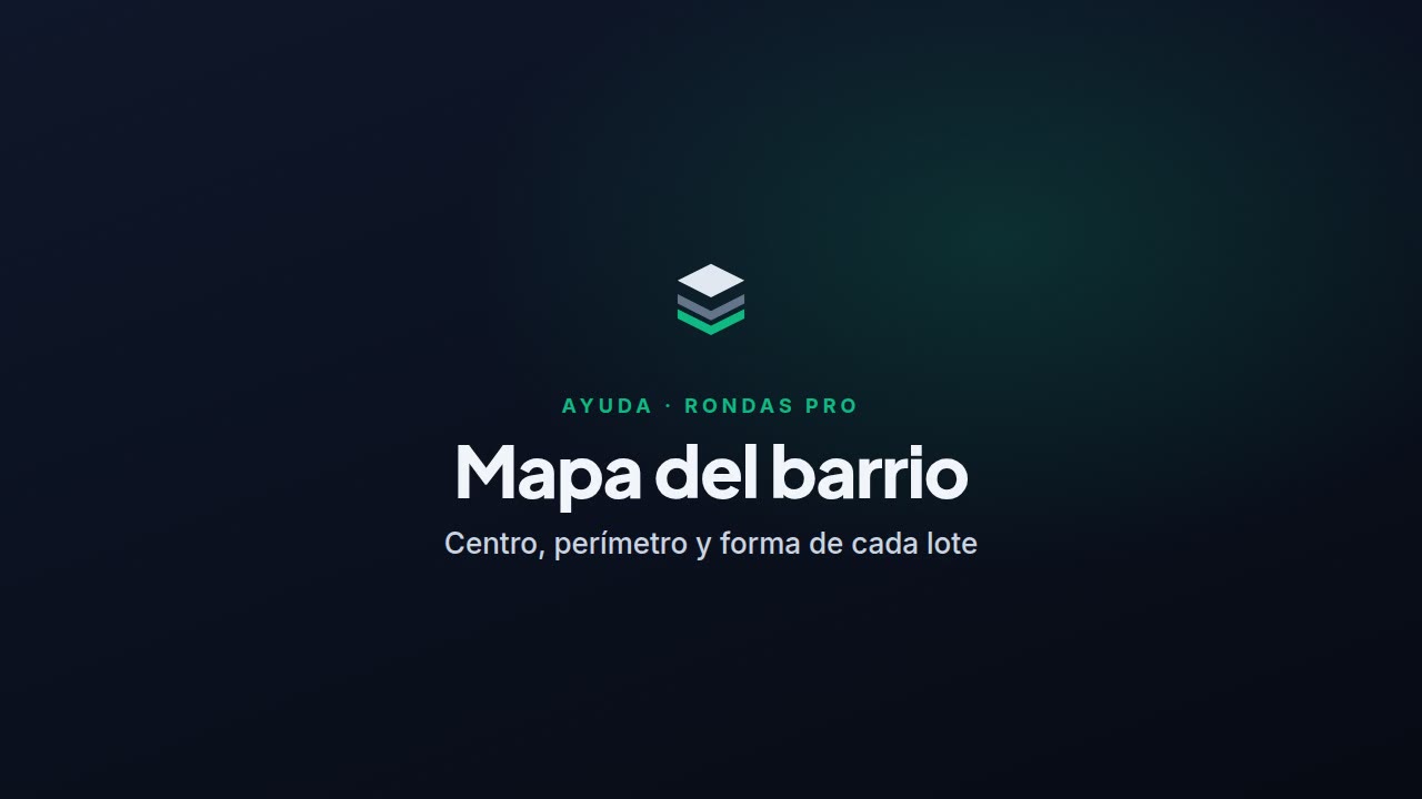 Mapa del barrio