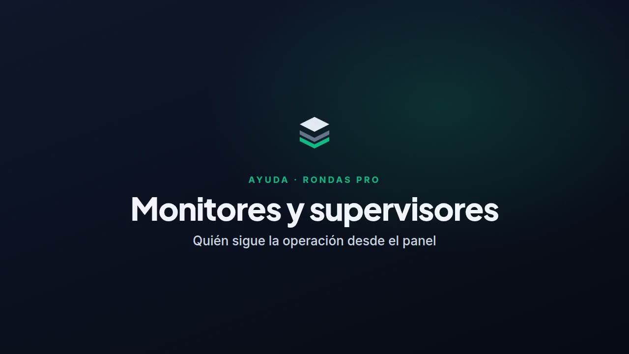 Monitores y supervisores